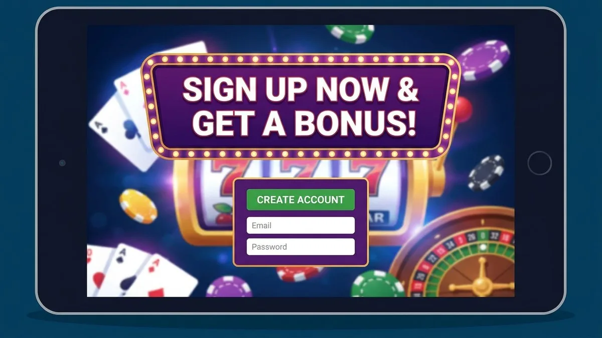 Registrering med bonus